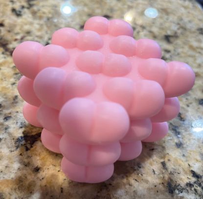 Picture of 3D Heart Bubble Cube Soap